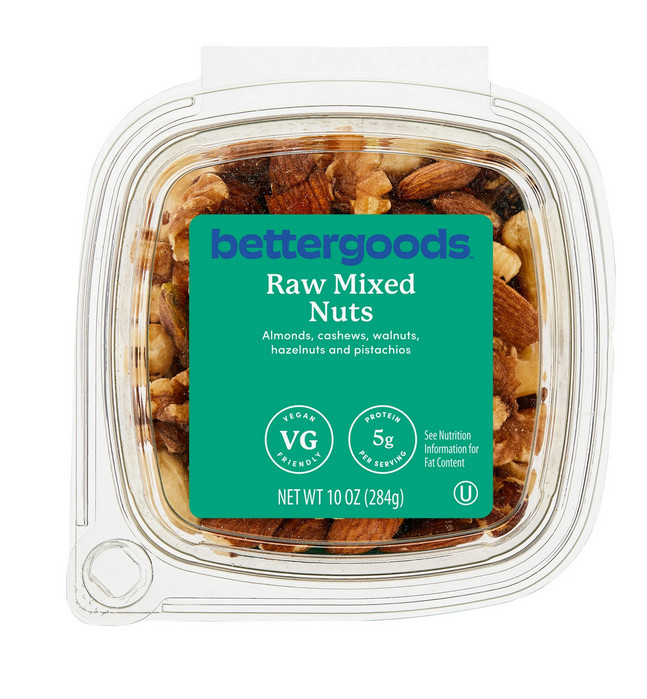 bettergoods Raw Mixed Nuts, 10 oz Tub