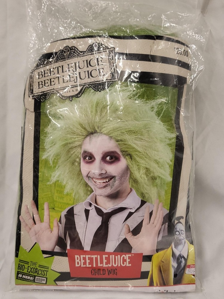 Rubies Beetlejuice Child Wig New