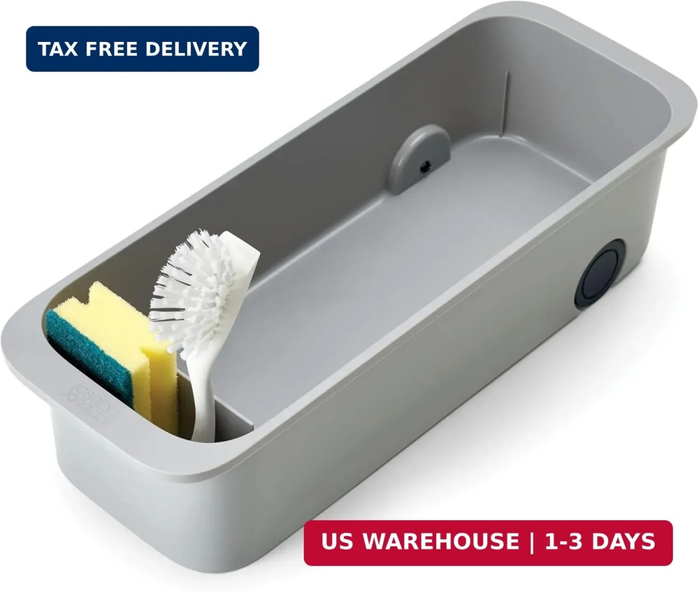 Joseph Joseph CupboardStore Easy-Access Wheeled Storage Caddy, Under Sink Kitche
