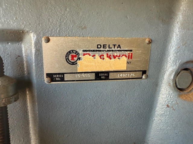 Rockwell Delta Series 15-655 Floor Drill Press Variable Speed USA Made