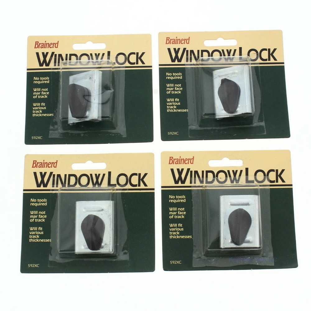 4 Multi-Track Steel Sliding Window Ventilation Lock Device Surface-Fixed No Tool