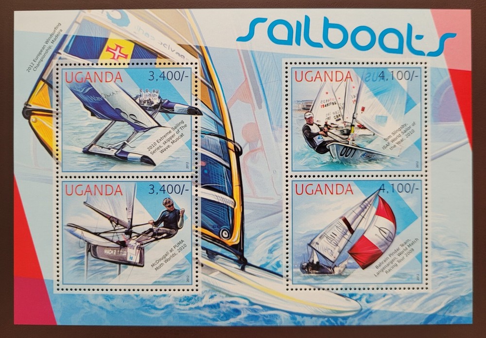 Uganda 2012 / Transport - Sailboats / 4v ms