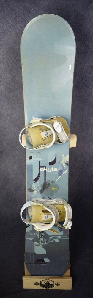 K2 SKYLA SNOWBOARD SIZE 151 CM WITH FORUM LARGE BINDINGS