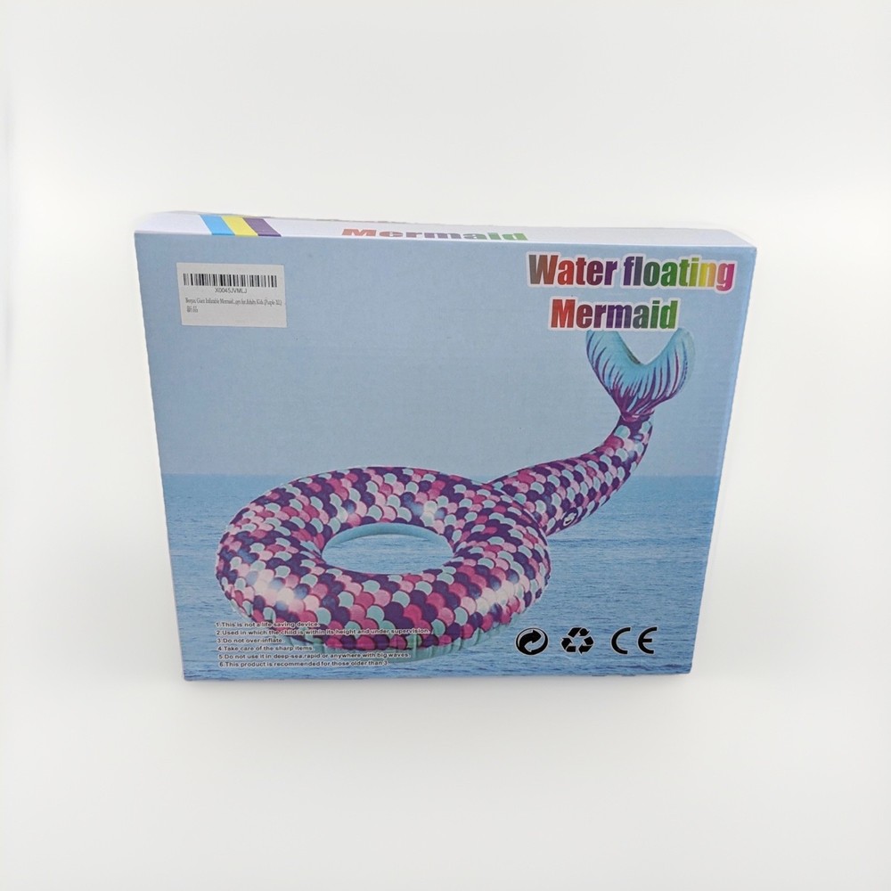 Water Floating Mermaid Inflatable Tail Pool Tube