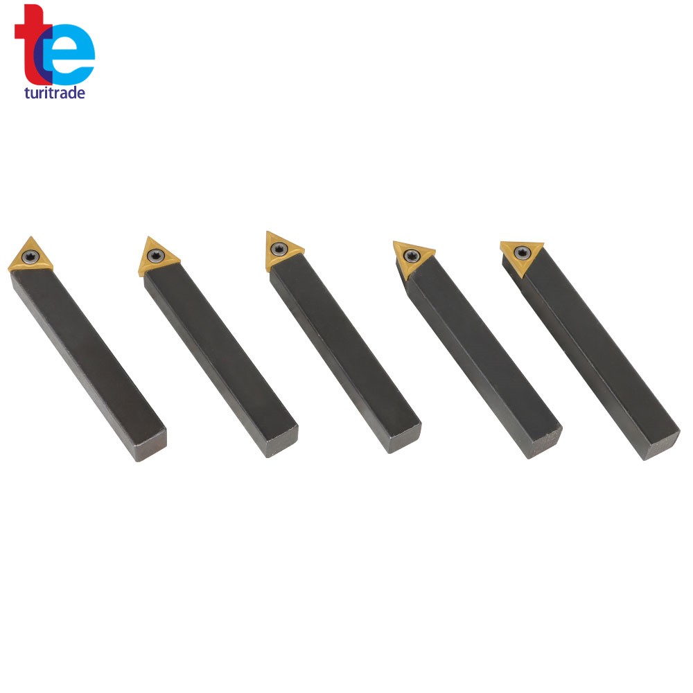 5 Pack 1/2" Carbide Indexable Turning Tool Lathe Tool Bit With Carbide Inserts