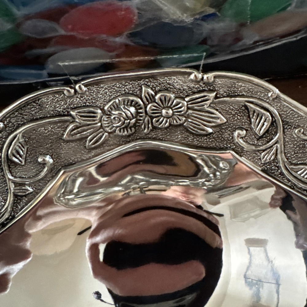 Vintage Silver-plated Footed Candy Dish