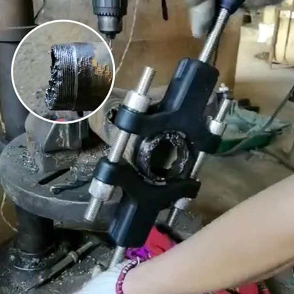 Integrated Half Shaft Sleeve Thread Corrector Repair Tool Kit Adjustment Range