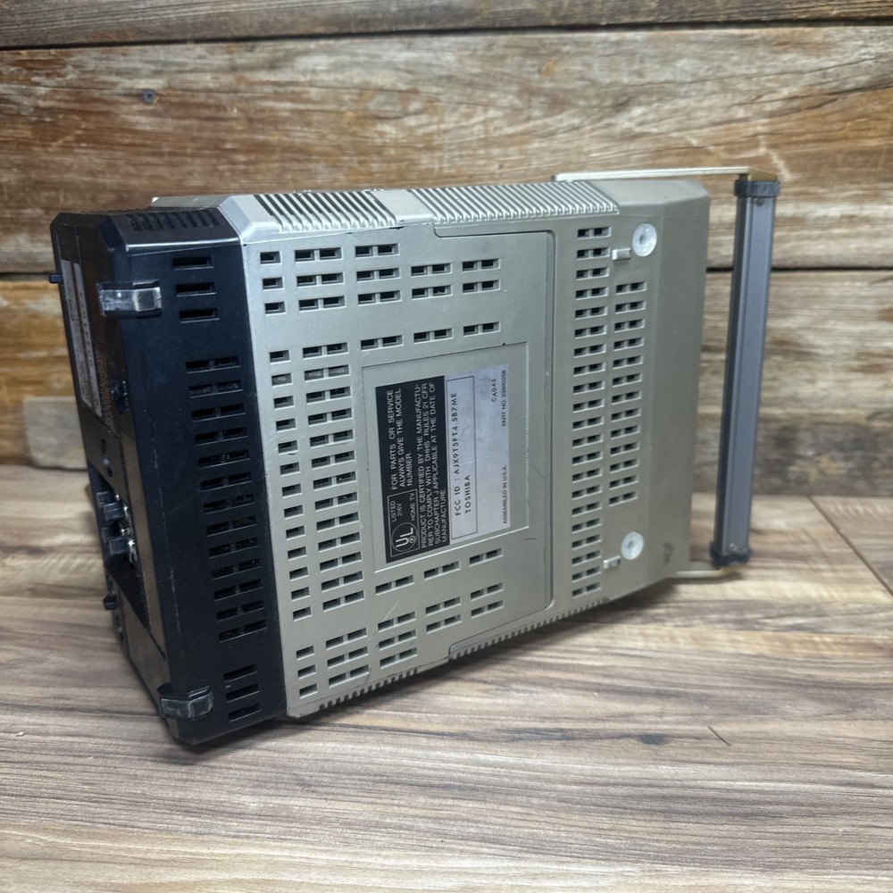 Toshiba CA045 Portable TV Camping Untested