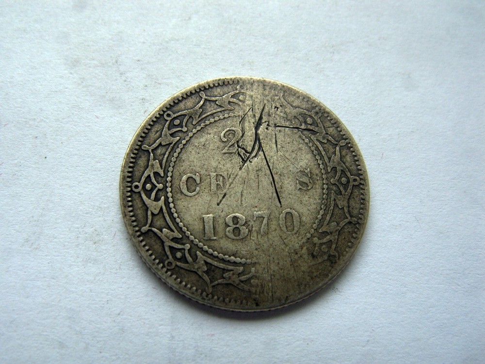 1870 Newfoundland 20 Cent