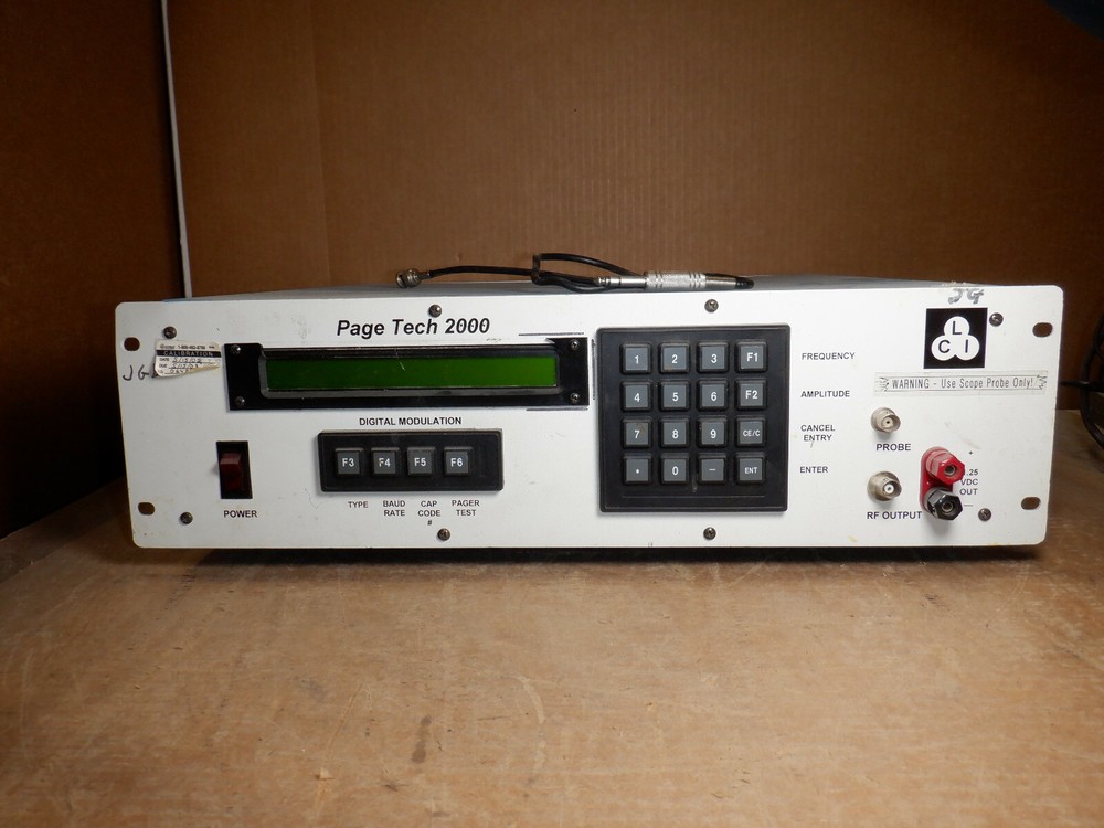 PAGE TECH 2000 DIGITAL MODULATION