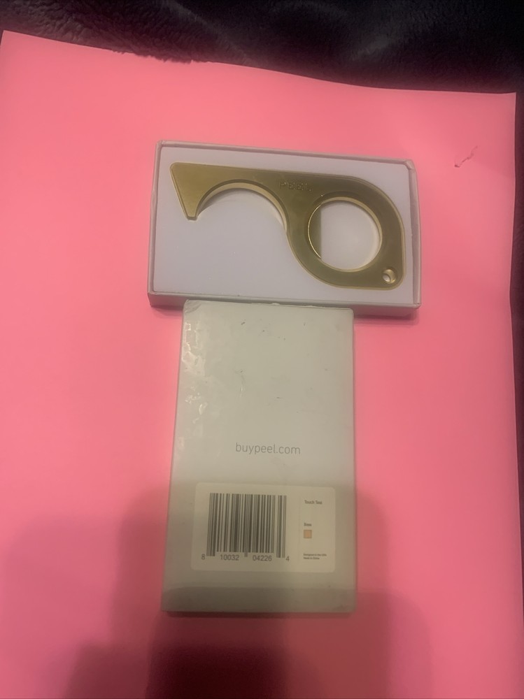 PEEL Solid Brass Touch Tool  NEW, ships FREE!Press Buttons Without Human Touch!!