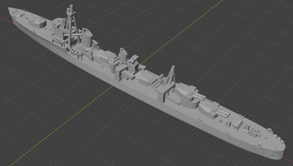 1:2400 IJN Asashino class Destroyer