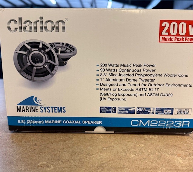 Clarion marine speakers