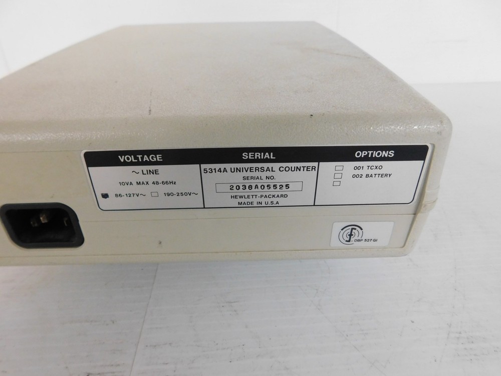 HEWLETT PACKARD 5314A UNIVERSAL COUNTER (MPT3)