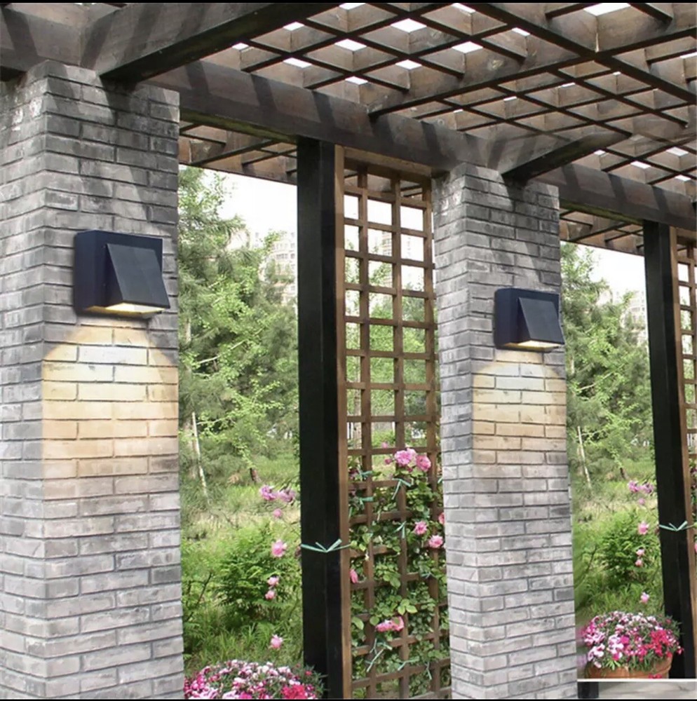 outdoor lighting wall