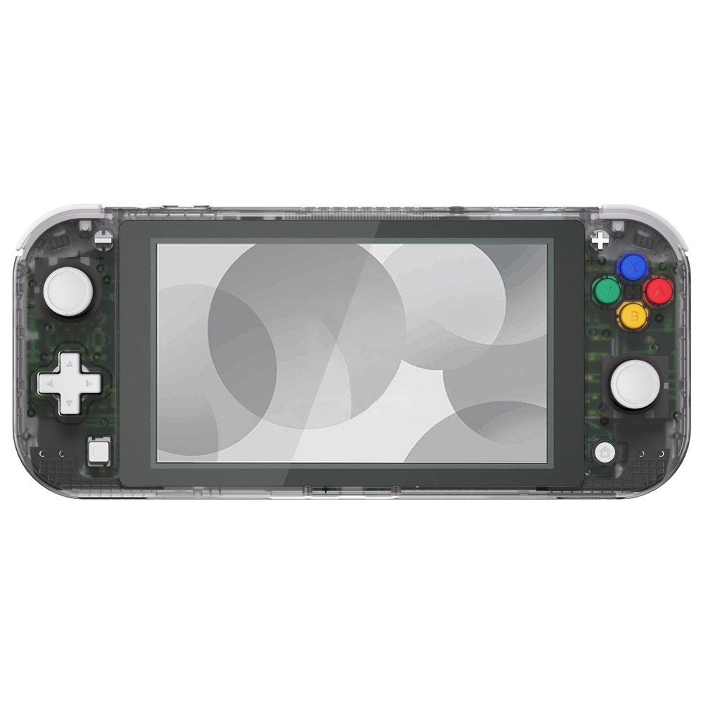 Replacement Case Faceplate Backplate Buttons Kit Clear For Nintendo Switch Lite