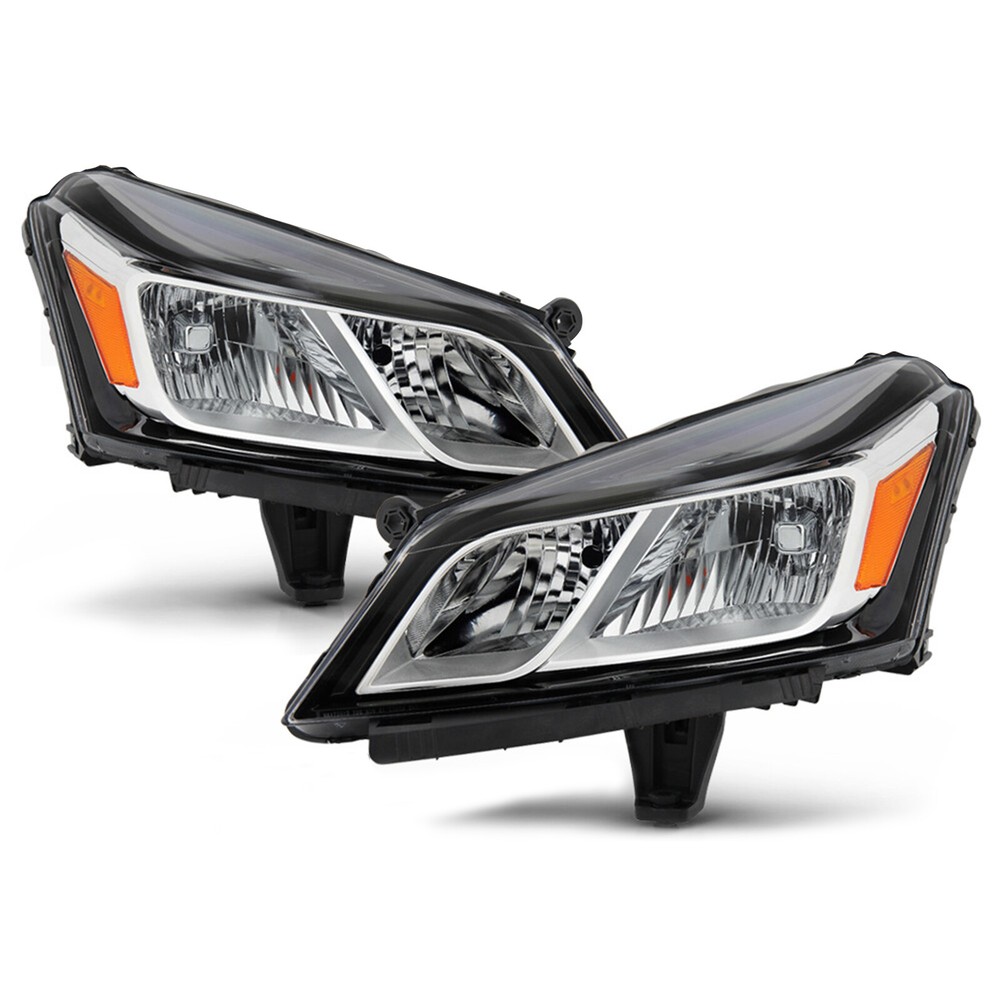 For 2013-2017 Chevy Traverse Halogen Type Headlights W/Bulb Pair Left+Right