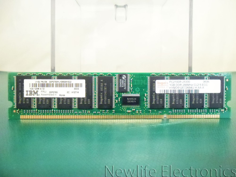 IBM 00P5769 1GB PC-2100 DDR SDRAM Server Memory