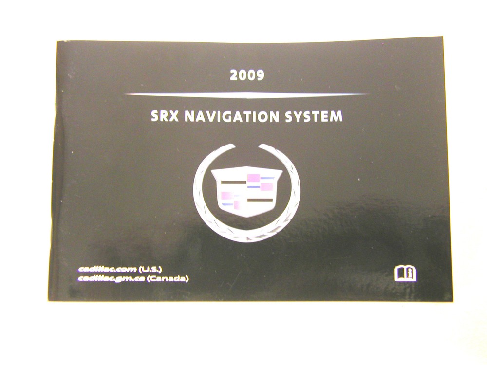 GM 2009 Cadillac SRX Navigation Manual #25972723A