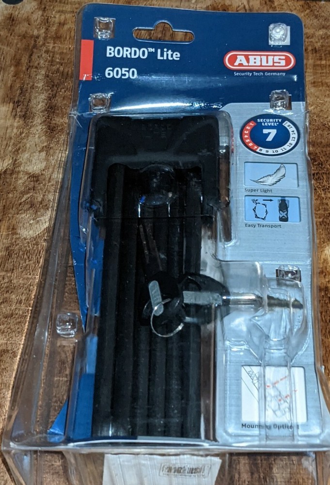 Abus Bordo 6050/85 85cm Foldable Keyed Lock