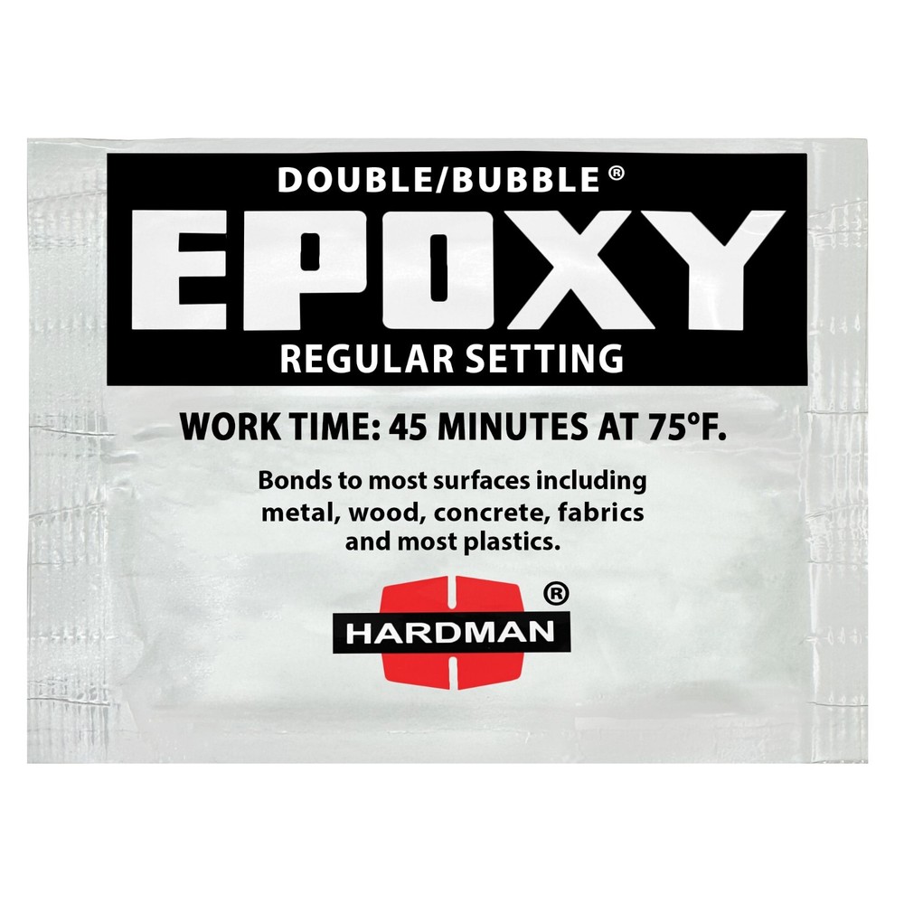 Hardman Double Bubble Black Regular Setting Epoxy - 04006 (100 pack)