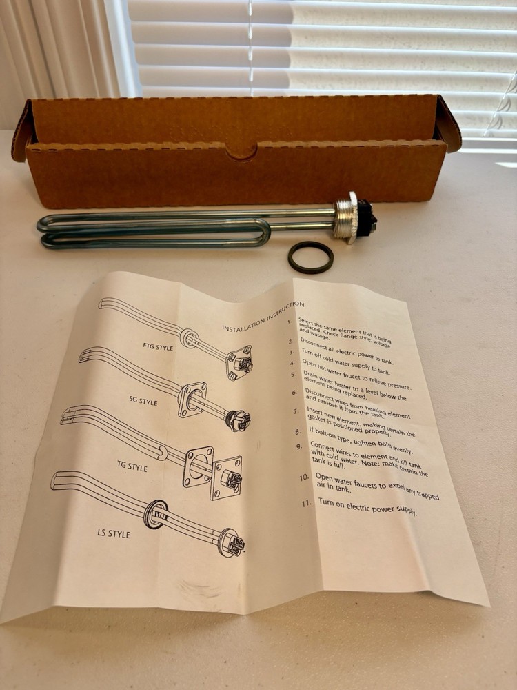 SG2357 Electric Water Heater Element Screw In 240 Volts 3500 Watts