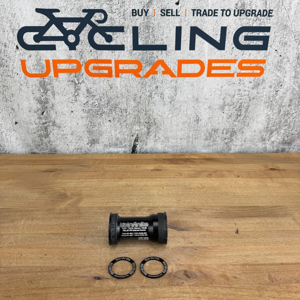 Low Mile! BBInfinite T47A/86 BBRight Cervelo Ceramic 30mm Spindle Bottom Bracket