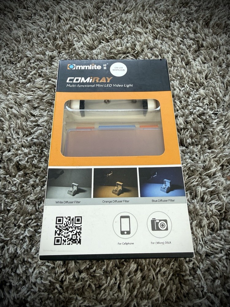 ComiRay Multi-Functional Mini LED Video Light for Photography