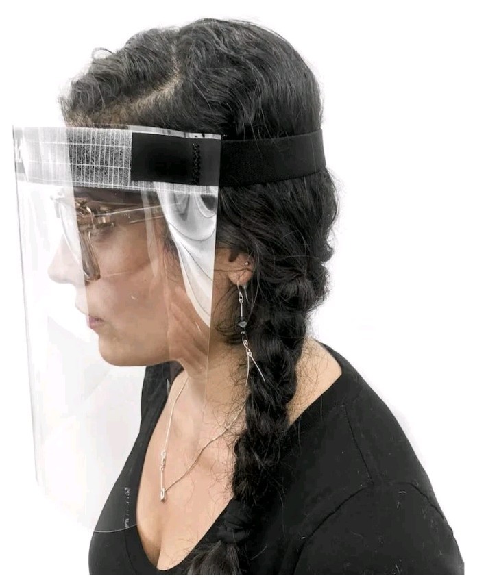 Flowfold 4-Pack Face Shield Masks - Protective Face Shields, Full Face Clear...