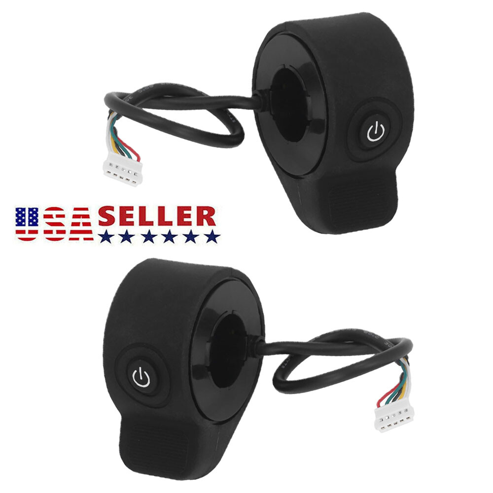 2x Electric Scooter Throttle ABS Speed Control Handle Start Switch Accelerator