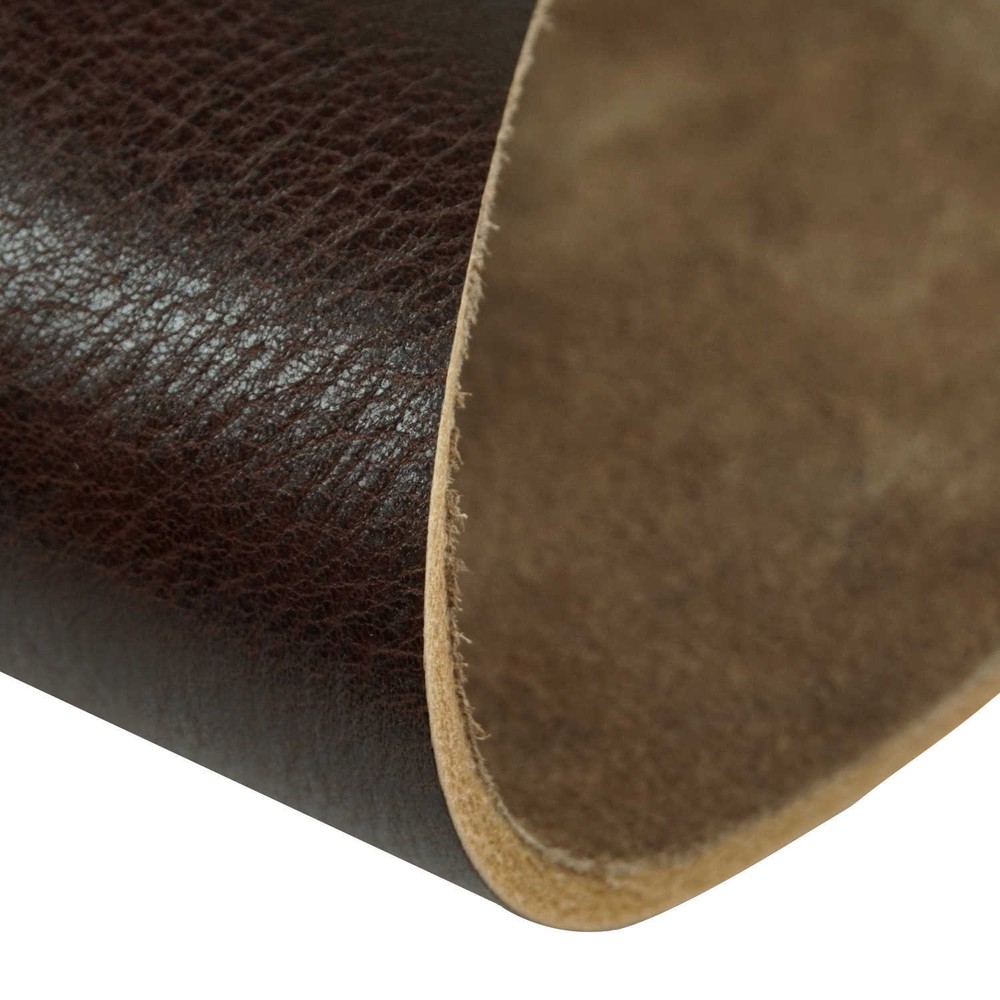 4.0-4.5mm Thick Top Leather Cowhide Tooling Leather Dark Brown