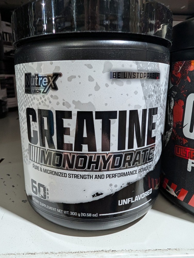 Nutrex Outrage Pre-Workout Fruit 30 Serv PLUS Nutrex 300 Gram Creatine Unflavor