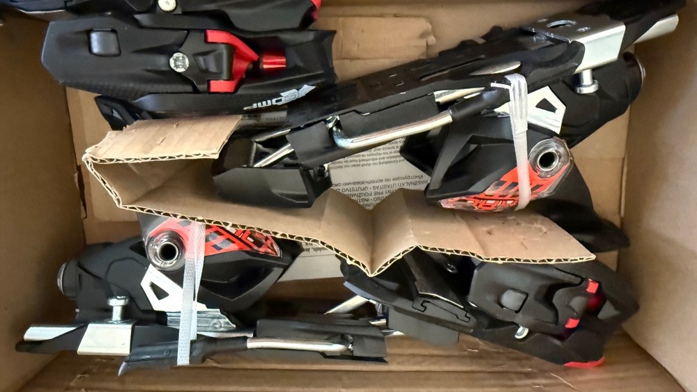 Marker XComp 12 Black/Flo Red Ski Bindings 2021 6820U1MS