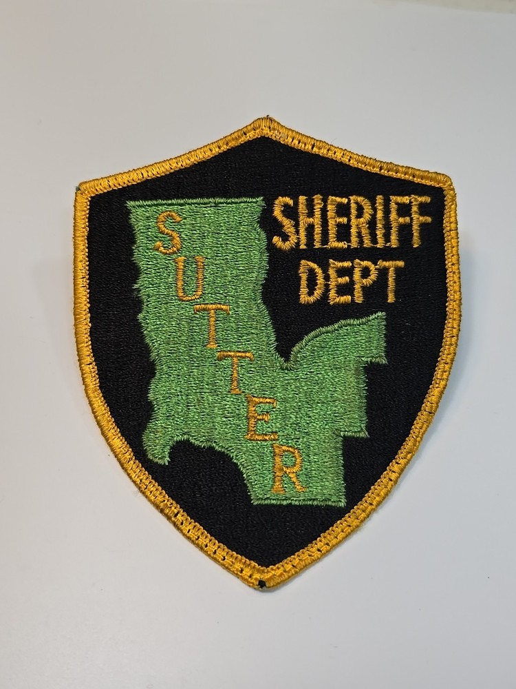 Sutter County Sheriff Dept Sew-on Patch California