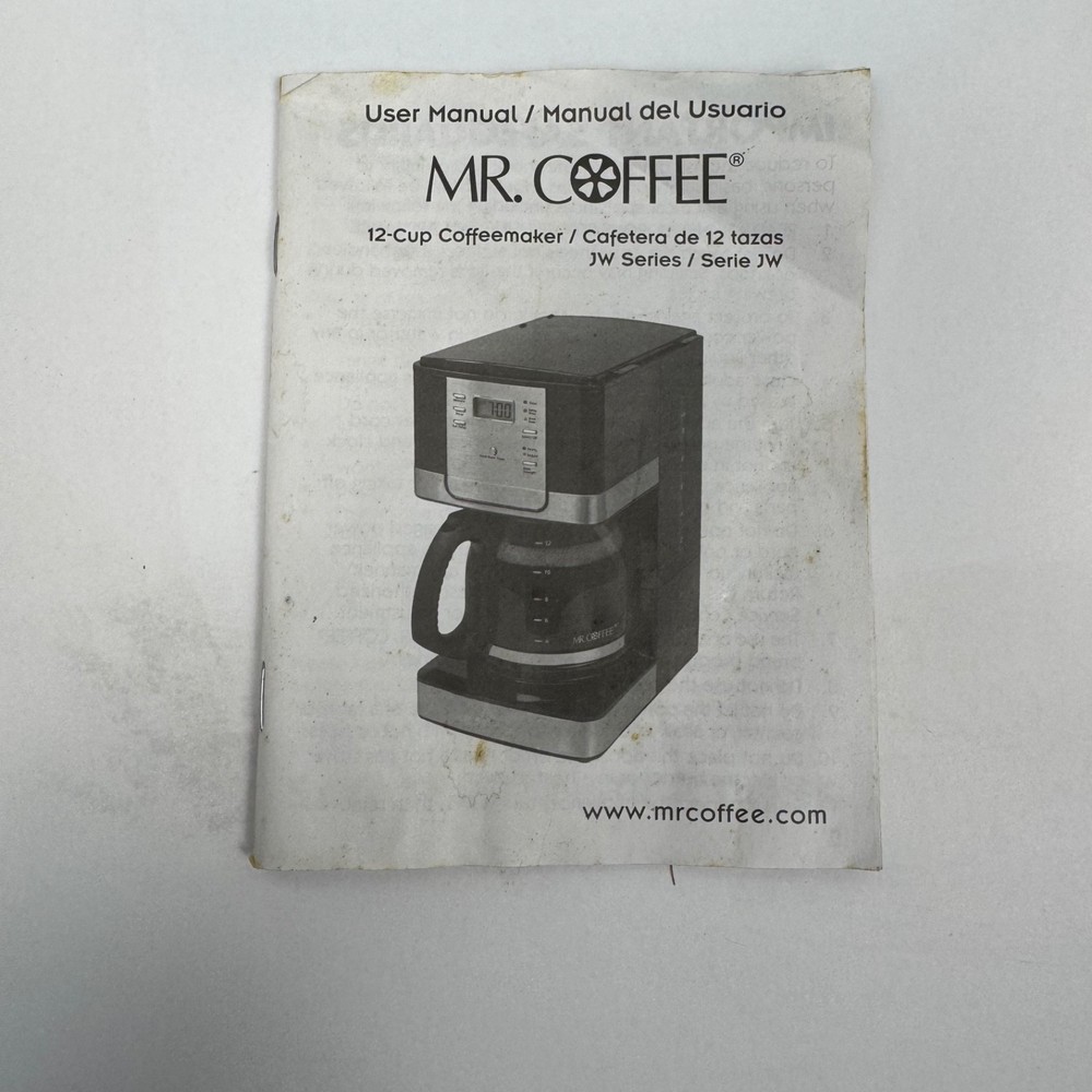 Mr. Coffee 12-Cup Programmable Coffee Maker Teal Blue Metallic Tested Works