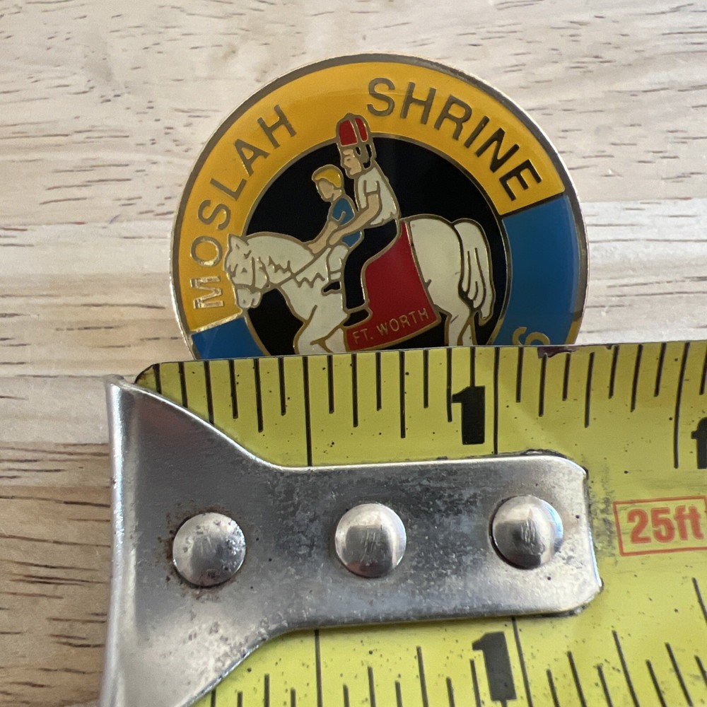 Vintage 1996 Mislay Shrine Circus Pinback Ft Worth