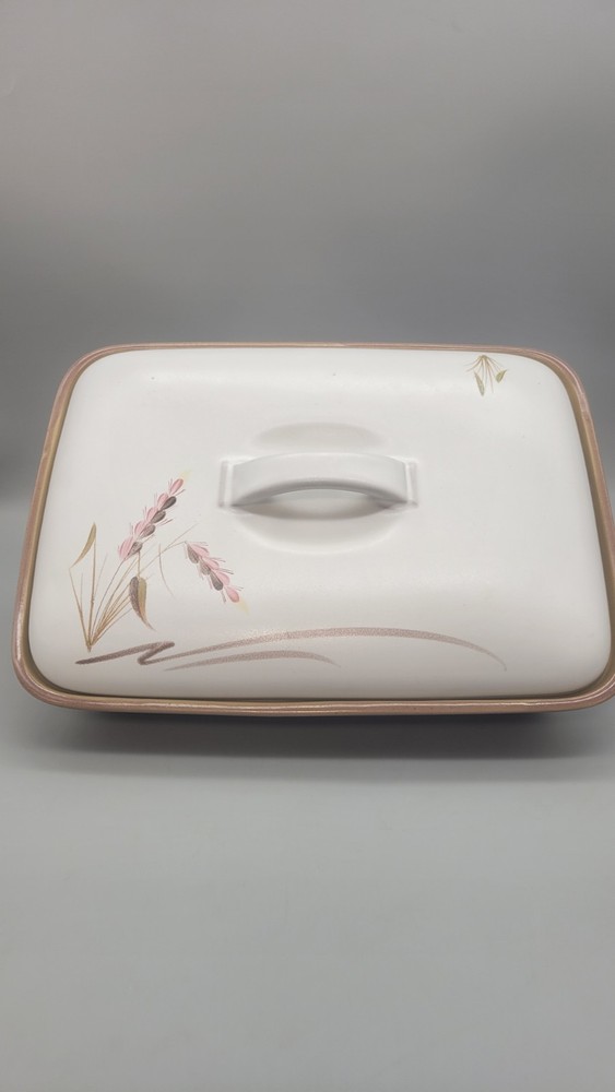Denby Langley Harvest Rectangular Casserole Pan Dish  with Lid MCM kitchen