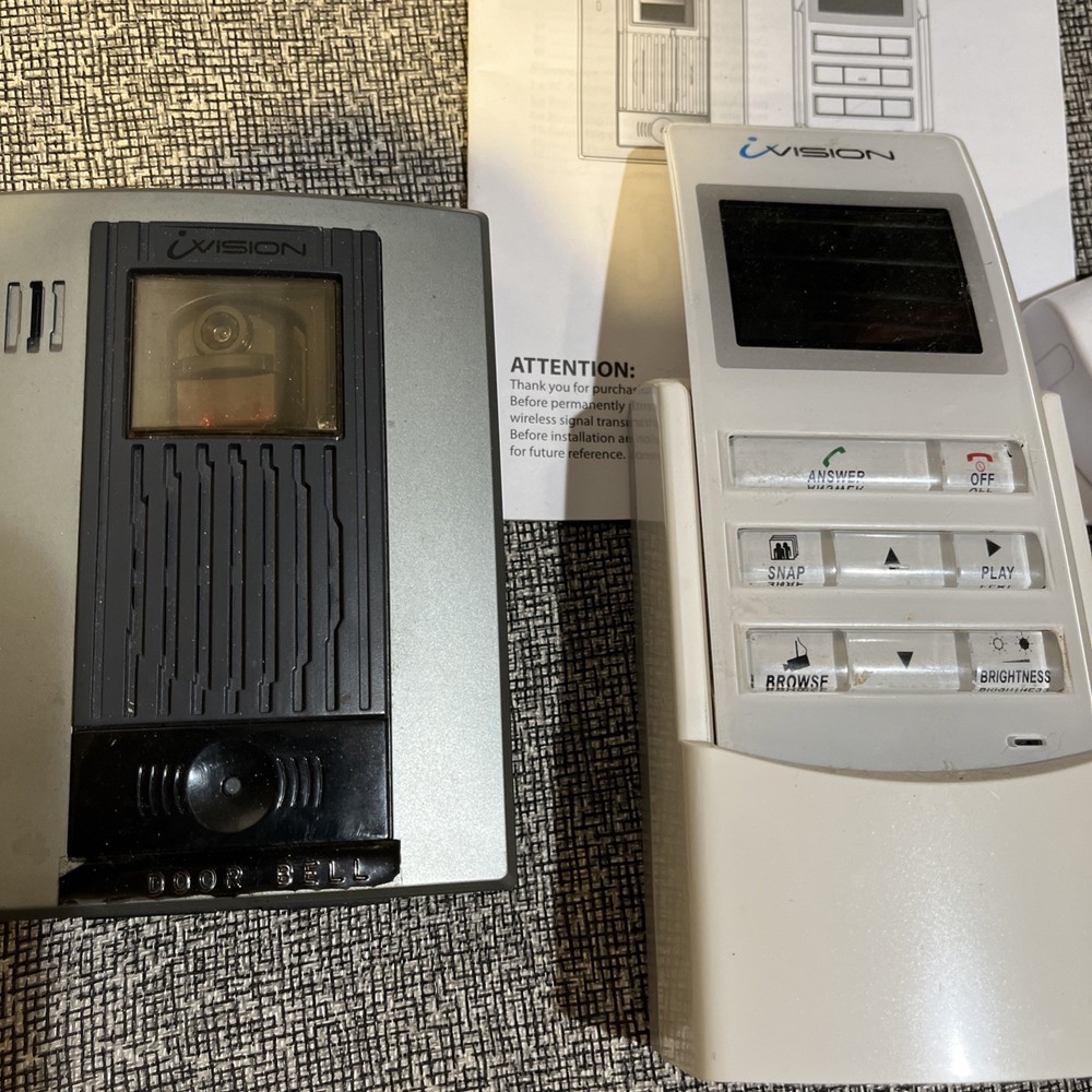 Optex iVision Wireless Video Door Intercom System with Camera