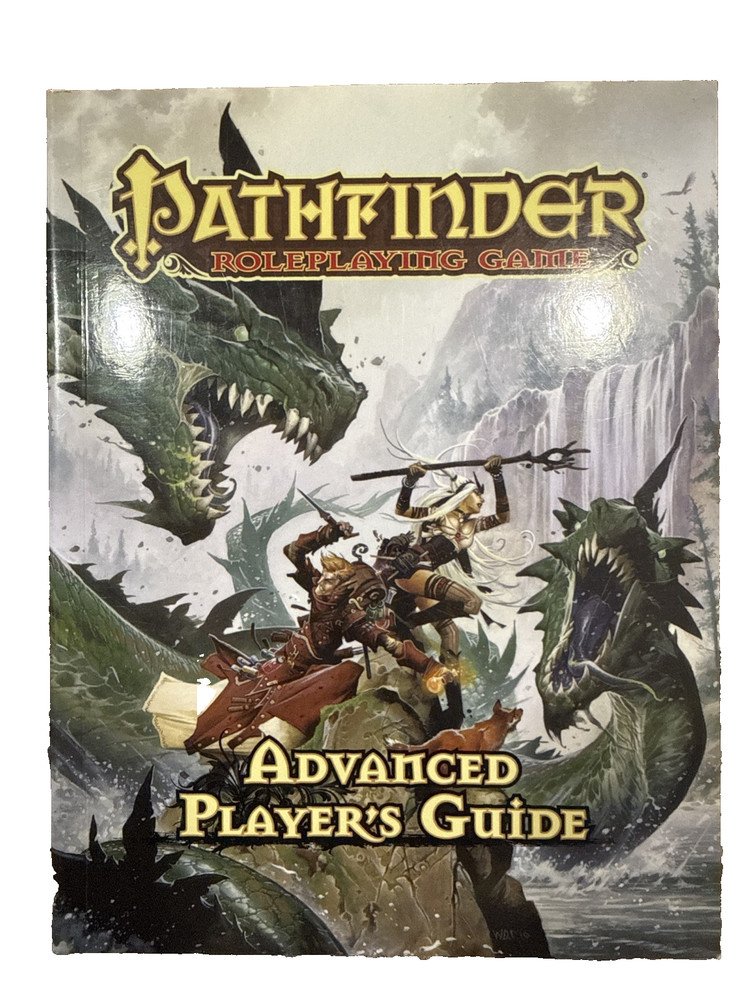 Pathfinder Advanced Players Guide (2017, 1st Print) Softcover AD&D PB Book
