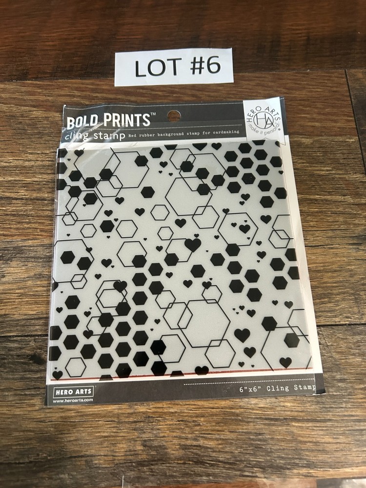 Six 6X6 Stamps - CARD MAKING SCRAPBOOKING