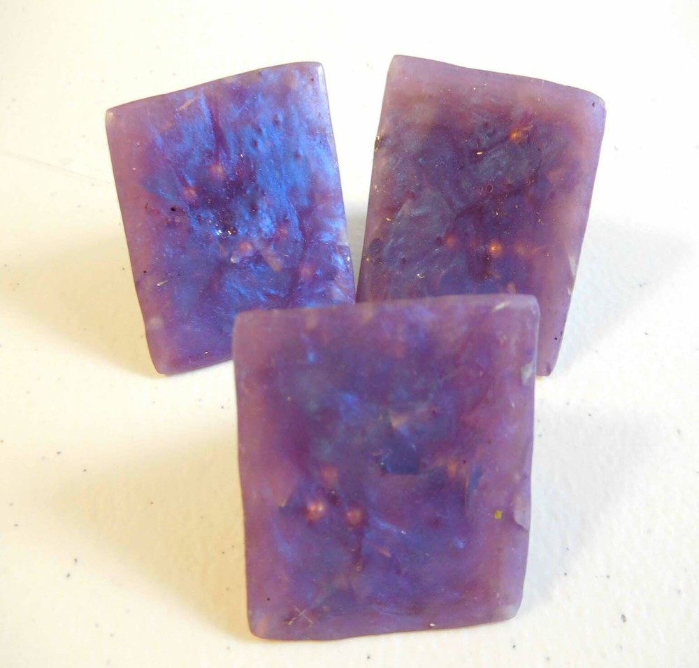 Misty Lavender Small Pyramids Positive Orgone