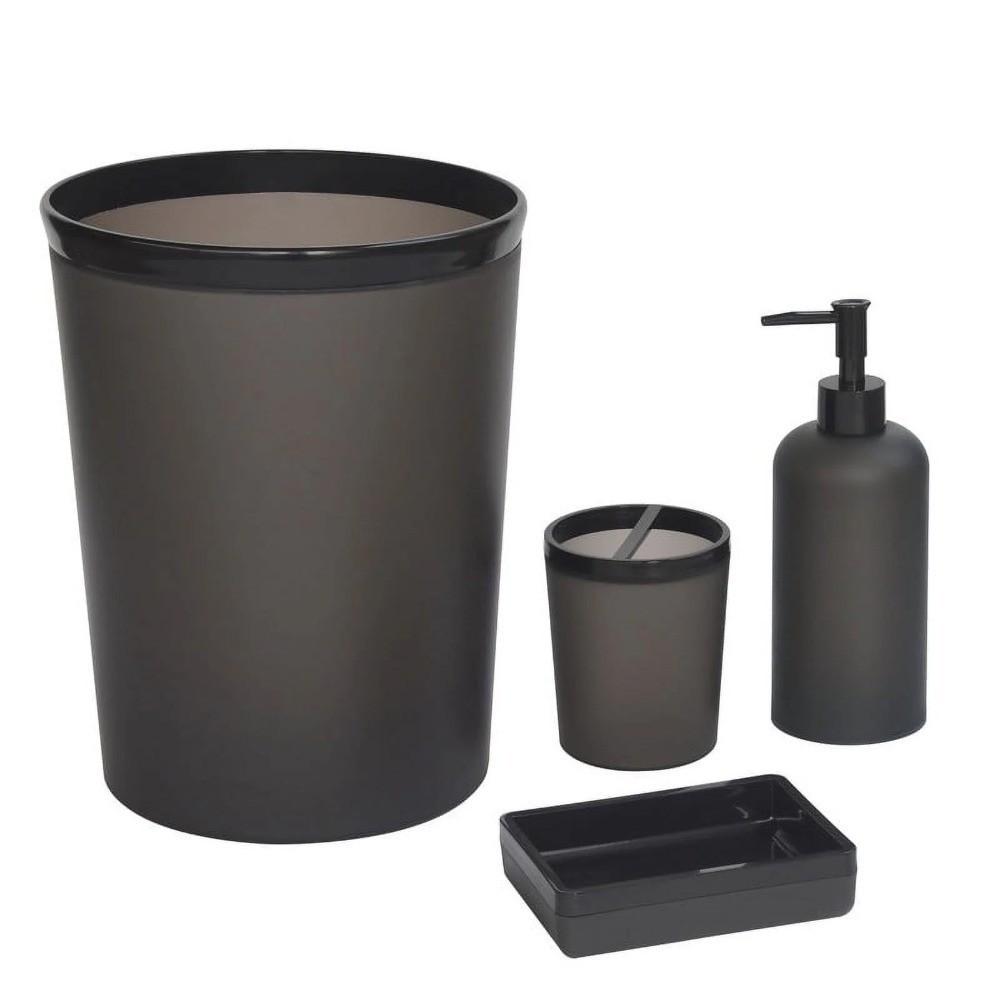 Frosted Black Soap Pump, Plastic