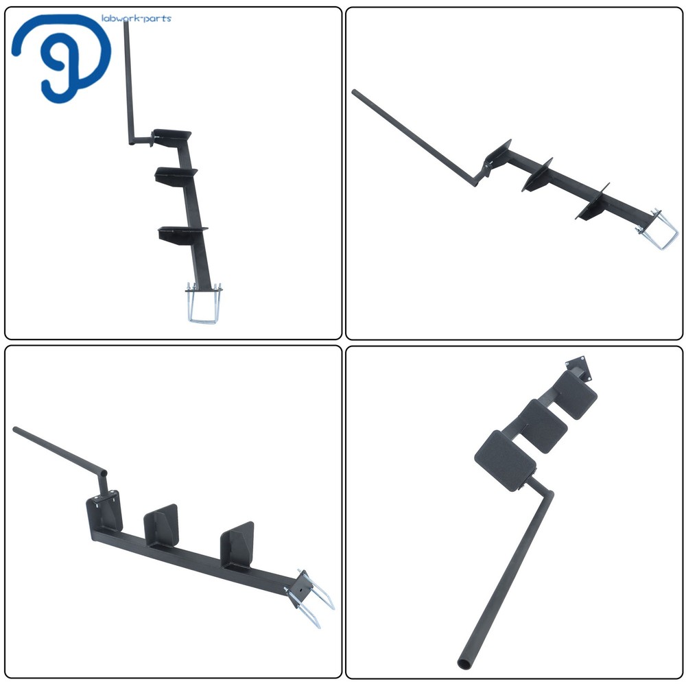 NEW Boat Step w/ Handle Heavy Duty Deep "V" Boat Trailer Steps US
