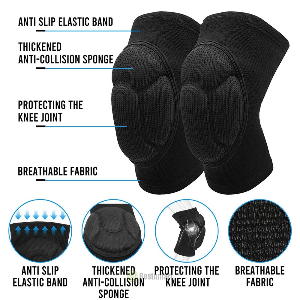1 Pair Professional Knee Pads Leg Protector For Sport Work Flooring Construction