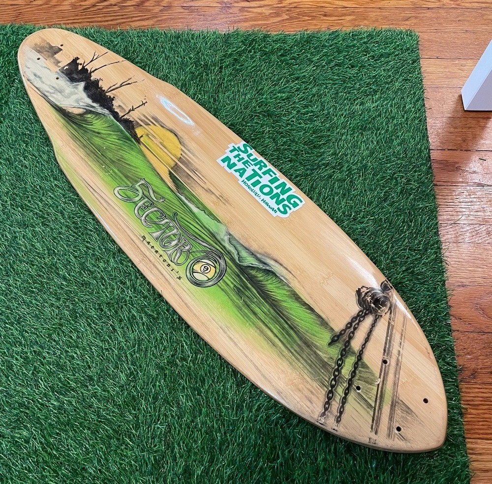 Sector 9 Macaronis Bamboo Collection Longboard World Class Surf Breaks