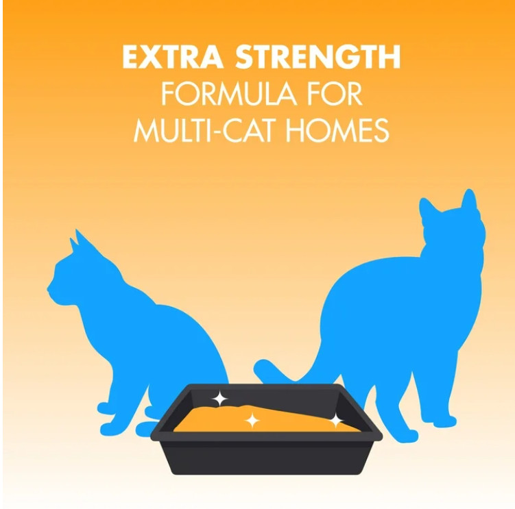 (4 pack) ARM & HAMMER Multi-Cat Clumping Litter Unscented, 20 lb/pack