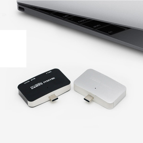 Multifunctional HUB Type-C to USB Cellphone OTG Adapter USB3.0 SD Card Reader