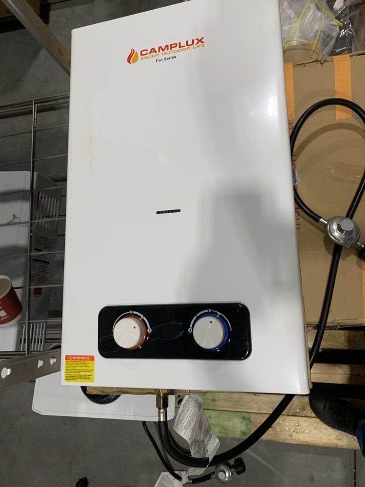 Camplux 10L Tankless Gas Water Heater Outdoor Camper Instant Hot Water Open Box