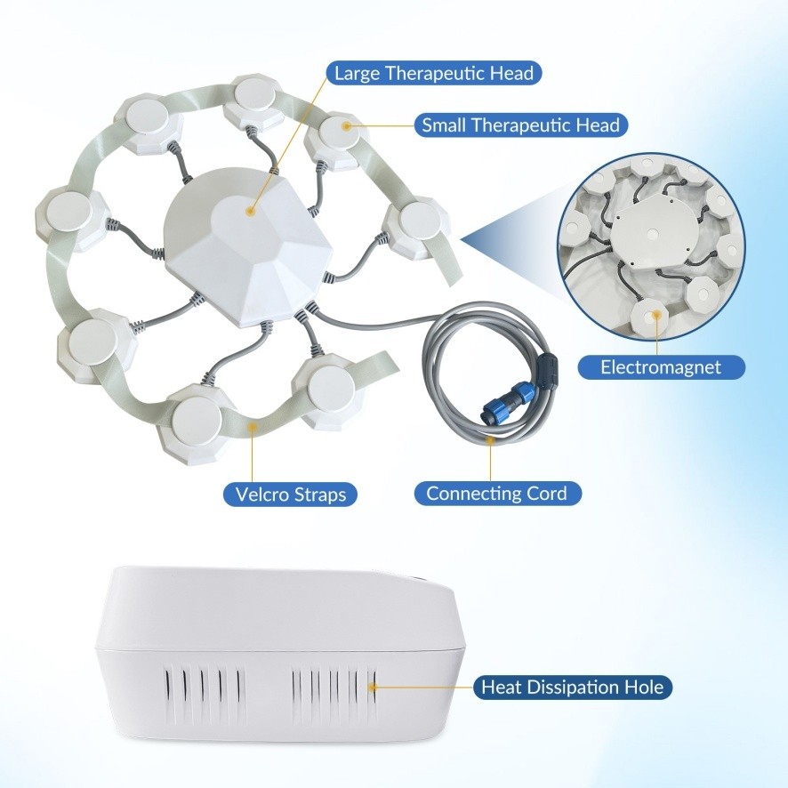Head Stimulator rTMS Machine Transcranial Magnetic Stimulation for depression