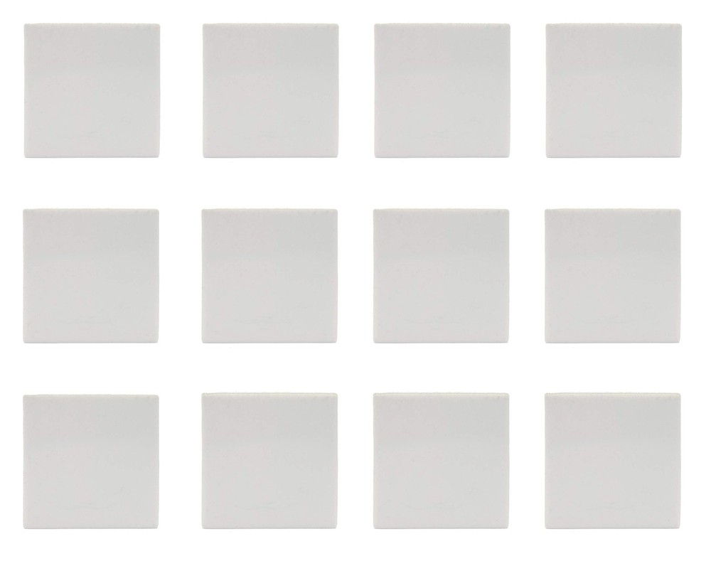 EISCO 12PK Streak Plates - for Testing Rocks & Specimens - Small, Off-white